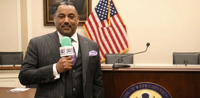 Eric Hardy on Capitol Hill, where he was recognized with a Congressional Proclamation in December 2025.